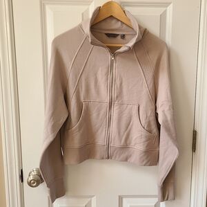 Danskin S Beige Zip-Up Hoodie